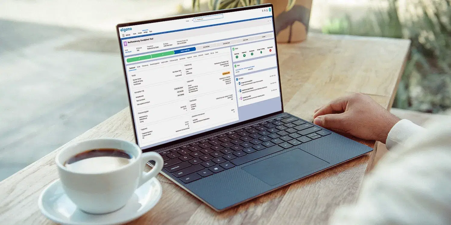Kreditprozess der Bank CIC auf der eligamo Plattform